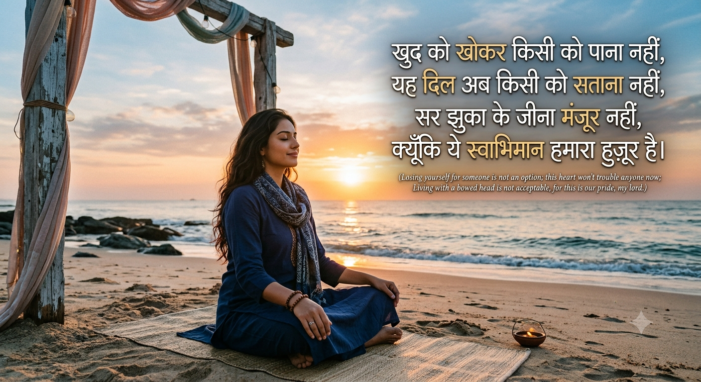 self respect shayari