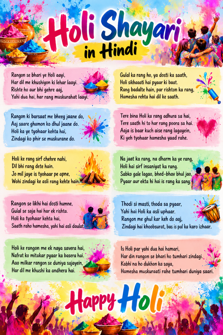holi shayari in hindi